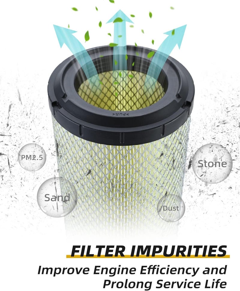 QUICKWOLF 715900422 Air Filter for 2017-2025 Can Am Maverick X3 Maverick Sport 1000 R Commander MAX 1000R DS RS XDS XMR XRS XRC X STD XT XTP SAS DPS 2Pcs - Image 3